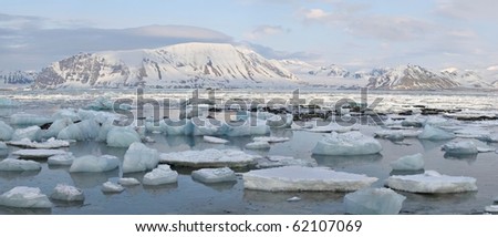 Arctic winter panorama