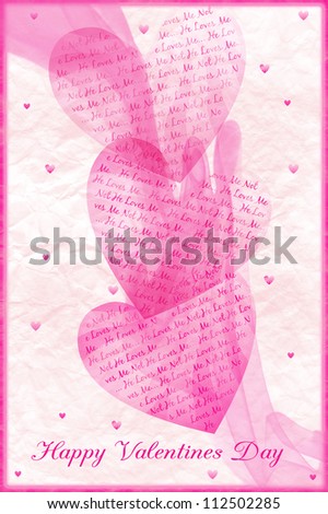Valentines Day stationery and/or card