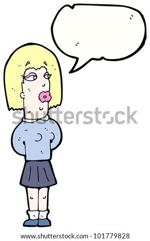 Cartoon Ugly Girl Stock Photo 101779828 : Shutterstock