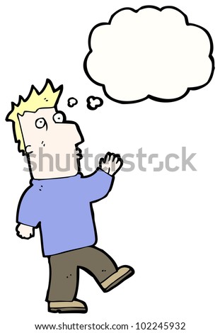 Cartoon Man Thinking Stock Photo 102245932 : Shutterstock