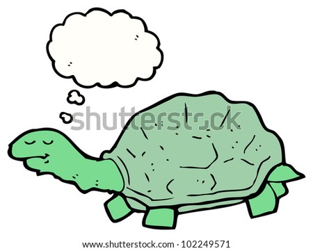 Slow Tortoise Cartoon