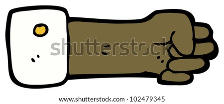 Cartoon Fist Symbol Stock Photo 102479345 : Shutterstock