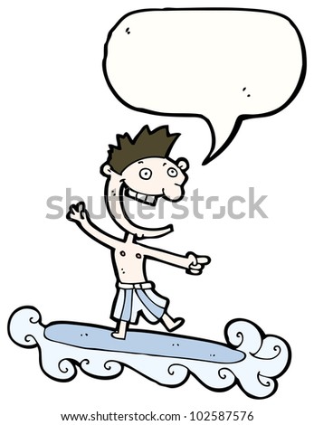 Surfer Guy Cartoon