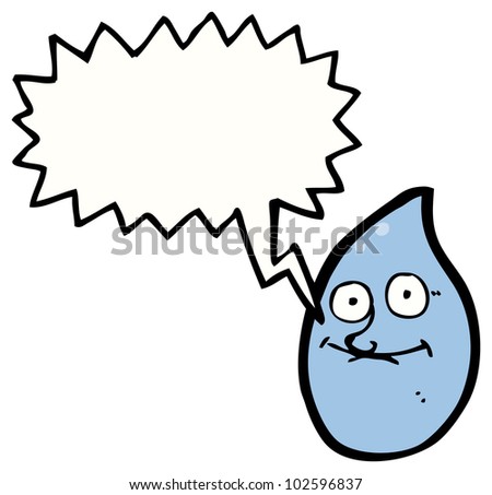 Cartoon Water Droplet Stock Photo 102596837 : Shutterstock