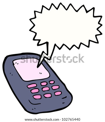 Cartoon Mobile Phone Stock Photo 102765440 : Shutterstock