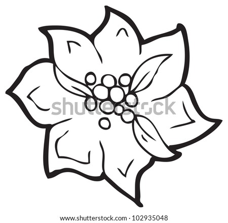 Cartoon Flower Stock Photo 102935048 : Shutterstock