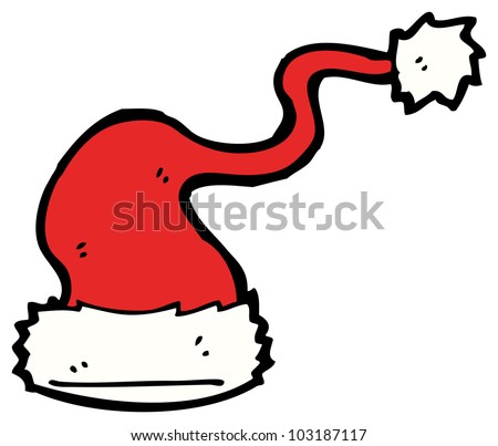 Cartoon Santa Hat Stock Photo 103187117 : Shutterstock