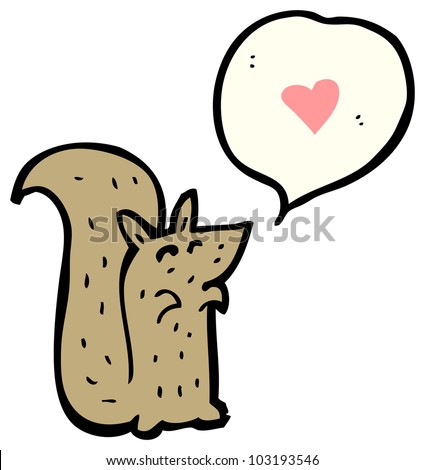 Cute Little Squirrel Cartoon Stock Photo 103193546 : Shutterstock