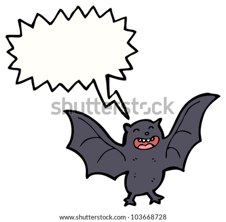 Flying Bat Cartoon