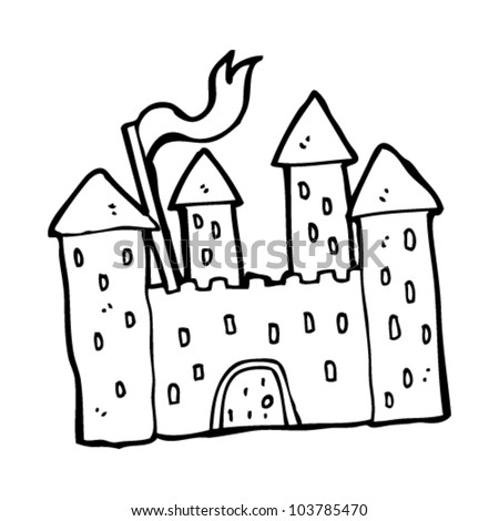 Cartoon Castle Stock Vector Illustration 103785470 : Shutterstock