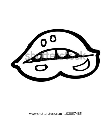 Cartoon Lips Stock Vector Illustration 103857485 : Shutterstock