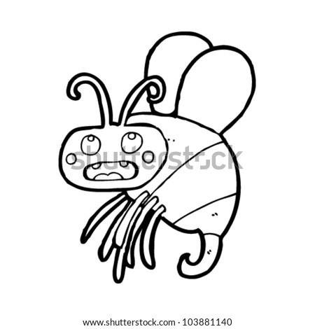 Cartoon Bumble Bee Stock Vector Illustration 103881140 : Shutterstock