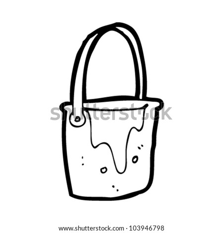 water bucket cartoon