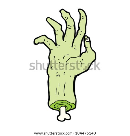 zombie cartoon hand