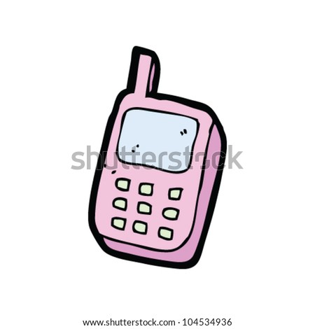 Cartoon Mobile Telephone