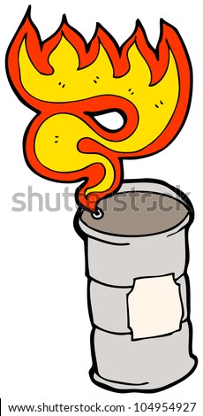 Oil Can Cartoon