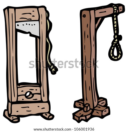 cartoon guillotine