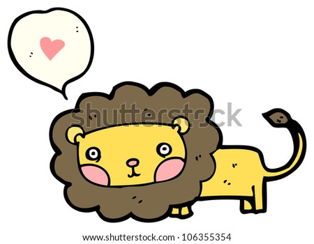 Cartoon Cute Lion Stock Photo 106355354 : Shutterstock