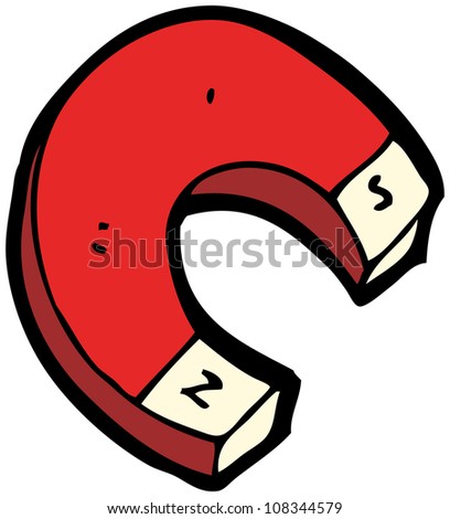 Cartoon Magnet Stock Photo 108344579 : Shutterstock