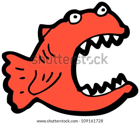 Cartoon Piranha