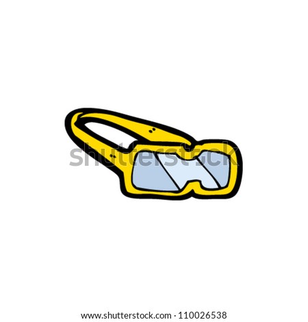 Goggles Cartoon Stock Vector Illustration 110026538 : Shutterstock