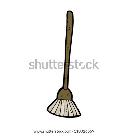 Cartoon Broom Stock Vector Illustration 110026559 : Shutterstock