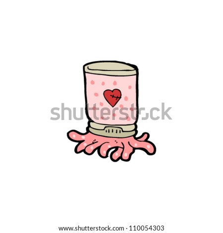 broken jar cartoon