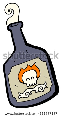 poison bottle cartoon