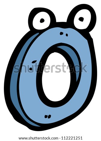 Cartoon Letter O Stock Photo 112221251 : Shutterstock