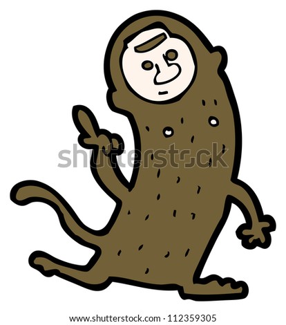 Cartoon Ape Stock Photo 112359305 : Shutterstock