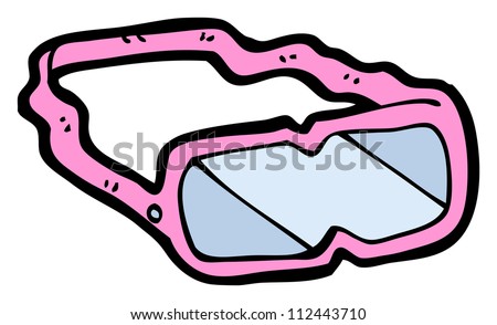 Cartoon Ski Goggles Stock Photo 112443710 : Shutterstock