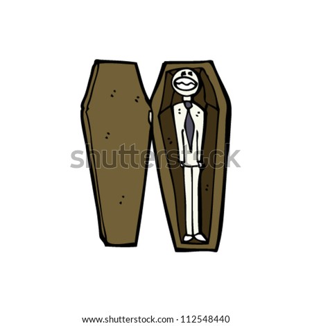 Corpse In Coffin