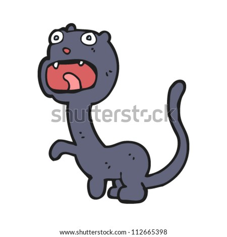 cartoon cat meowing