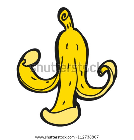 Cartoon Banana Peel