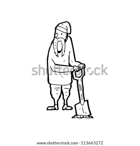 A Cartoon Peasant