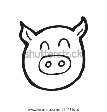 Clipart Pig Face