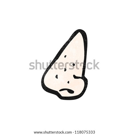 Cartoon Nose Stock Vector Illustration 118075333 : Shutterstock