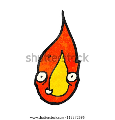 Cartoon Flame Stock Vector Illustration 118572595 : Shutterstock