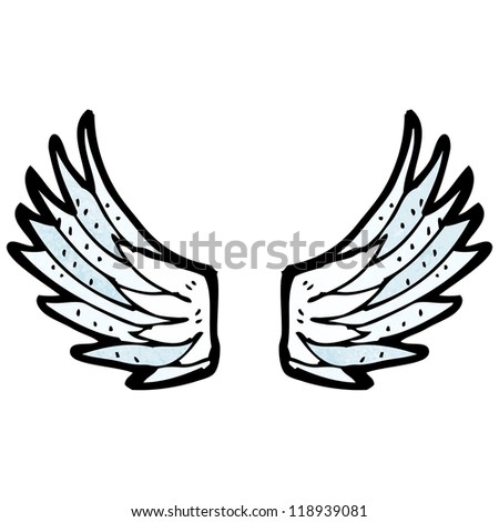 Cartoon Wings Stock Vector Illustration 118939081 : Shutterstock