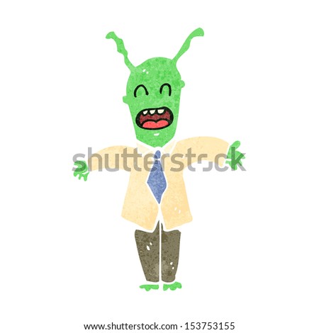 cartoon alien boss