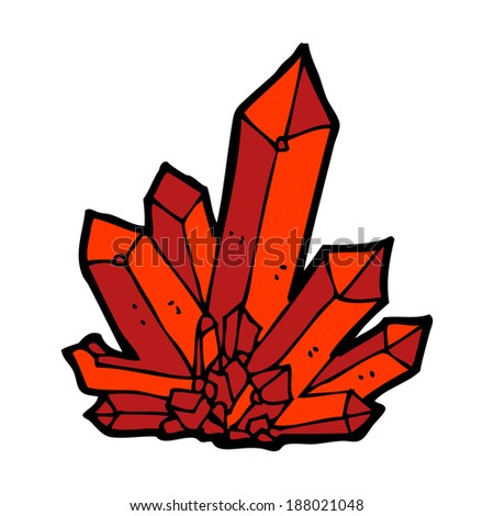 Cartoon Crystals Stock Vector Illustration 188021048 : Shutterstock