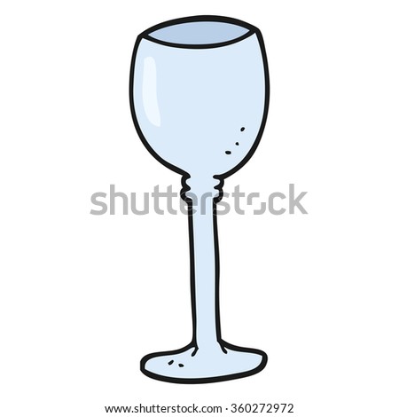 Freehand Drawn Cartoon Wine Glass Stock Photo 360272972 : Shutterstock