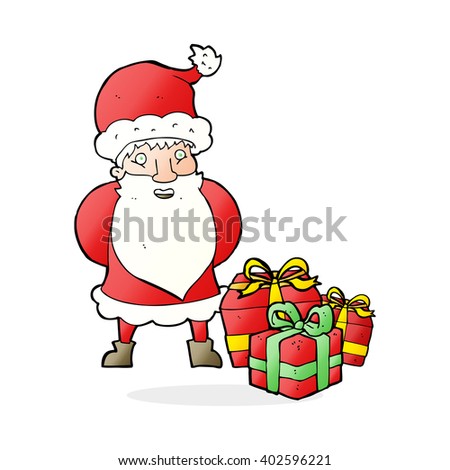 Cartoon Santa Claus Stock Vector Illustration 402596221 : Shutterstock