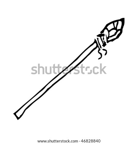 spear drawing