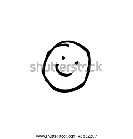 Smiling Face Drawing