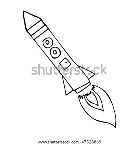 pictures of space rockets. drawing of a space rocket