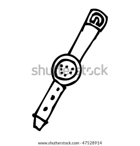 stock-vector-drawing-of-a-wrist-watch-47528914.jpg