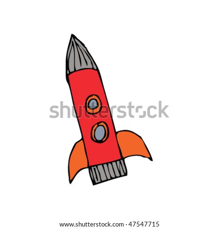 Rockets In Space. Astronaut, rocket launch space