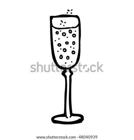 Champagne Glass Sketch