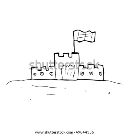 Sand Castle Sketch